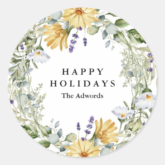 Vakantiebos Sticker (Voorkant)