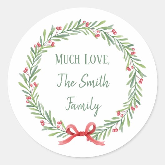  vakantiebrief en cadeau Stickers (Voorkant)