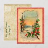 vakantieBriefkaart Feestdagenkaart (Voorkant / Achterkant)