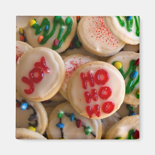 Vakantiecookies kerstkoekjes magneet (Voorkant)