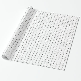 Vakantiedag Word Puzzle Gift Wrapping paper vinden Cadeaupapier