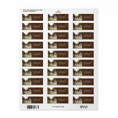 Vakantiedagen Adresetiketten Etiket (Full Sheet)