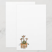 Vakantiedagen Giraffes Briefpapier (Voorkant / Achterkant)