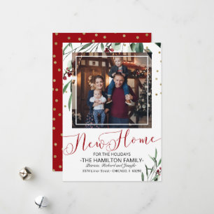 Vakantiedagen kerstbeweging Foto Feestdagenkaart