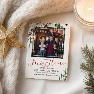 Vakantiedagen kerstbeweging Foto Feestdagenkaart