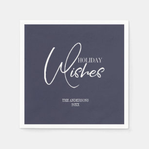 Vakantiedagen met kerstcadeau Napkin Servet