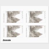 Vakantiedagen Stickers Aangepaste kerstboomSticker (Vel)