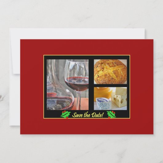 Vakantiedagen van feestdag kaart (Voorkant)