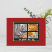 Vakantiedagen van feestdag kaart (Staand voorkant)