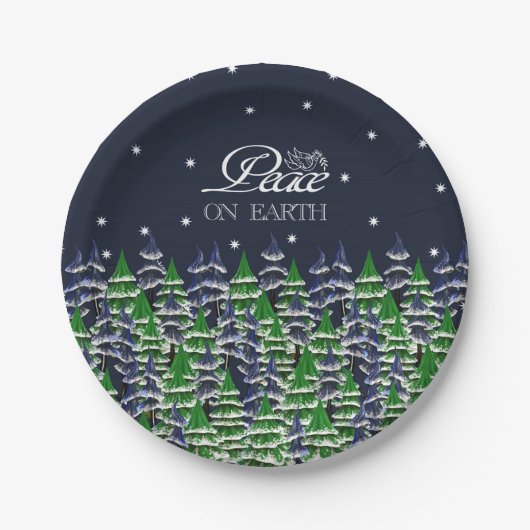 Vakantiedeslag op aarde papieren bordje (Voorkant)