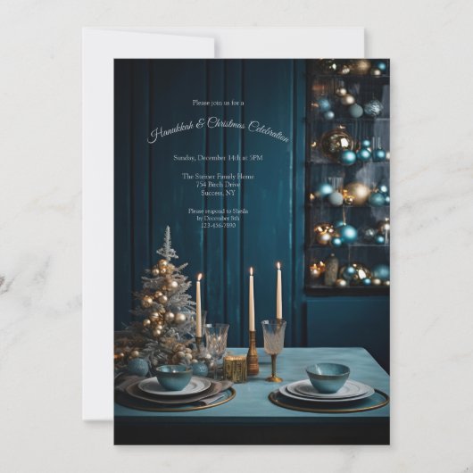 Vakantiediner Kaart (Voorkant)