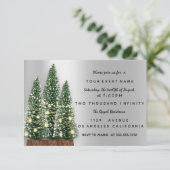 Vakantiedrukboom: zilverdiner kaart (Staand voorkant)