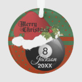 Vakantiedrukontwerp | DIY-naam Ornament (achterkant)