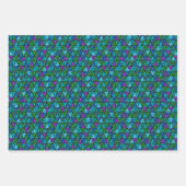 Vakantieduur, retro inpakpapier vel (Voorkant 3)