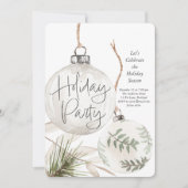 Vakantiefeest Boho Baubles Feestdagenkaart (Voorkant)