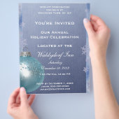 Vakantiefeest voor feestdagen flyer (Hand)