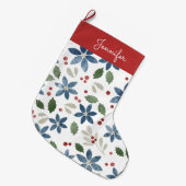 Vakantiefloralstock Grote Kerstsok (Voorkant (Hangend))