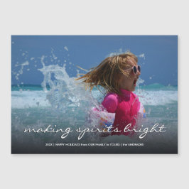 Vakantiefoto Kerst Kinderen maken Spirits Bright