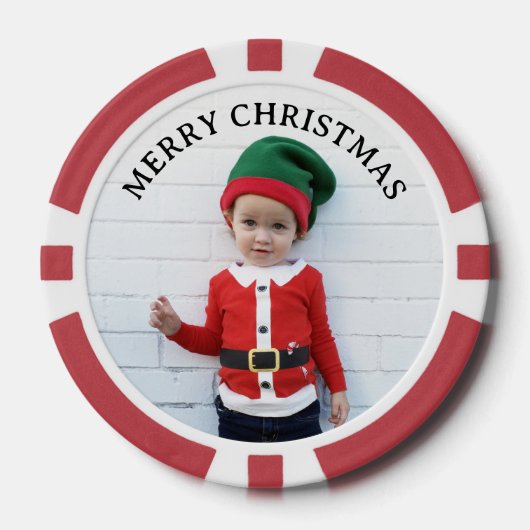 Vakantiefoto Poker Chips (Voorkant)