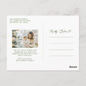 Vakantiefoto Post Kaart | Elegante kerst (Achterkant)