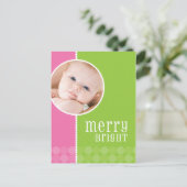 VAKANTIEFOTO POSTKAART :: goedemorgen 8P Feestdagenkaart (Staand voorkant)