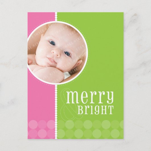 VAKANTIEFOTO POSTKAART :: goedemorgen 8P Feestdagenkaart (Voorkant)