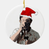 Vakantiefotograaf Keramisch Ornament (Achterkant)