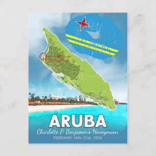 Vakantiefoto's Aruba Island Kaart
