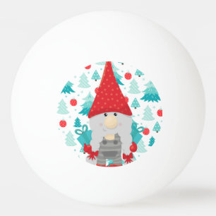 Vakantiegang met geschenken pingpongballen