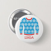 Vakantiegangstitel Ugandese kerstinzage Ronde Button 5,7 Cm (Voorkant /achterkant)