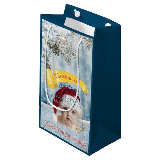 Vakantiegeld Baby shower Klein Cadeauzakje (Voorkant Gekanteld)