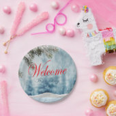 Vakantiegeld Baby shower Papieren Bordje (Feest)