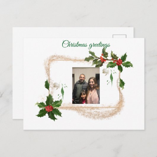 Vakantiegeld briefkaart (Voorkant / Achterkant)