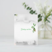 Vakantiegeld briefkaart (Staand voorkant)