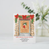 Vakantiegeld Briefkaart nieuwe adreswijziging beke (Staand voorkant)