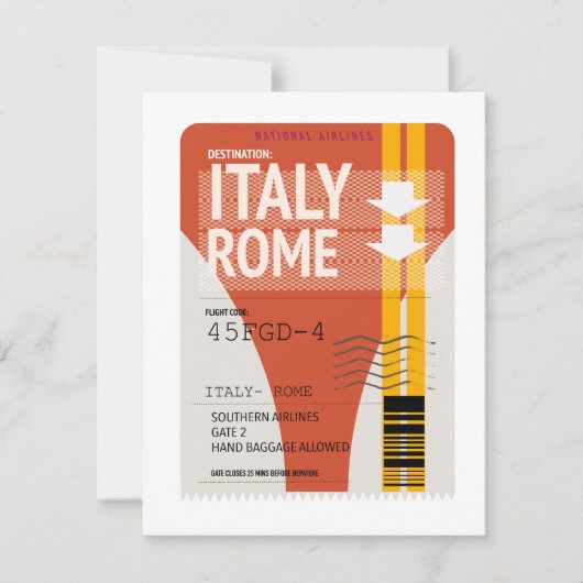 Vakantiegeld Italië (Voorkant)