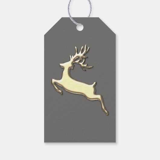 Vakantiegeld Label Grafiet Goudrenner LUX Cadeaulabel (Achterkant)