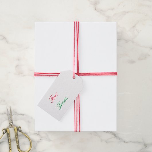 Vakantiegeld Labels Cadeaulabel (Met Touw)