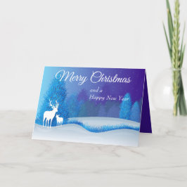 Vakantiegeld met rendierziekteverzekeringskaart feestdagen kaart