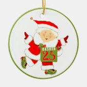 Vakantiegeld uitvoeren keramisch ornament (Voorkant)