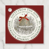 Vakantiegeld voor Label van honingkorren en Canvas (Voorkant)