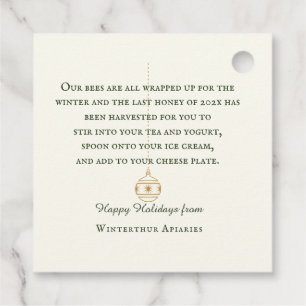 Vakantiegeld voor Label van honingkorren en Canvas