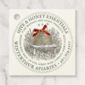 Vakantiegeld voor Label van honingkorren en Canvas (Voorkant)