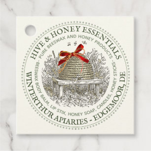 Vakantiegeld voor Label van honingkorren en Canvas