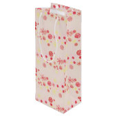 Vakantiegijn met Kerstman Wijn Cadeautas (Achterkant Gekanteld)