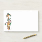 Vakantiegraan — Holly Giraffe Post-it® Notes (Op bureau)