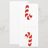 Vakantiegrens Snoep Naam Plaats kaarten (Voorkant / Achterkant)