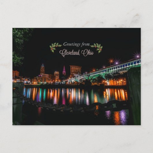 Vakantiegroet van Cleveland Briefkaart (Voorkant)