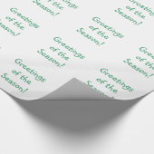 Vakantiegroet van het Seizoen Cadeaupapier (Hoek)