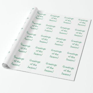Vakantiegroet van het Seizoen Cadeaupapier
